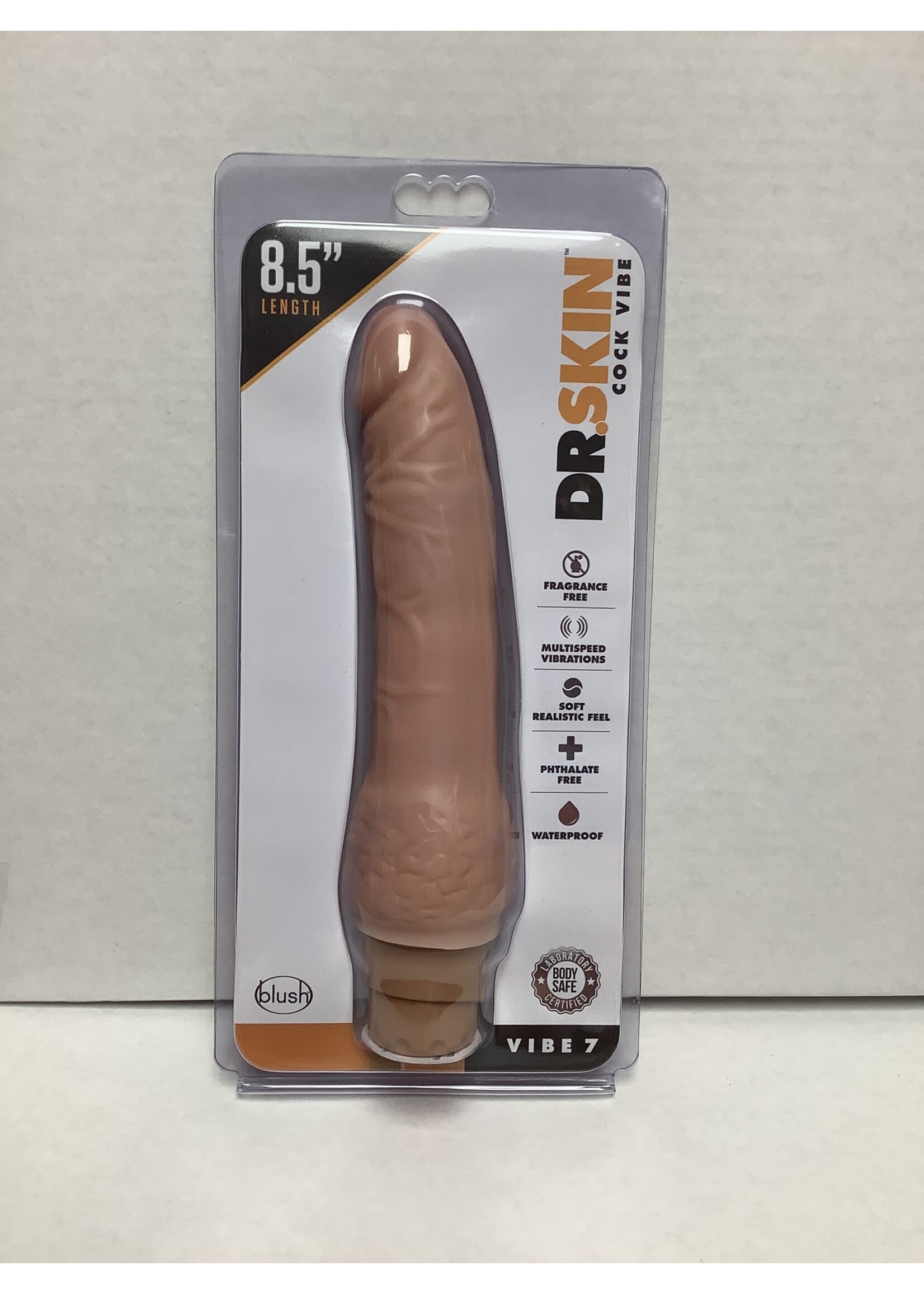 Dr. Skin Blush Dr. Skin Vibe 8.5" Dong #7 - Beige