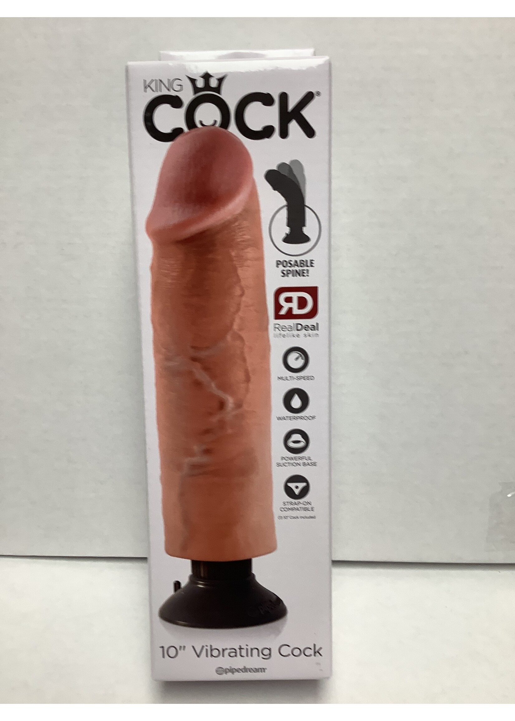 Dr. Skin king cock 10” vibrating cock