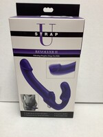 Strap U Revolver II Strapless Strap on G-Spot Dildo - Blue