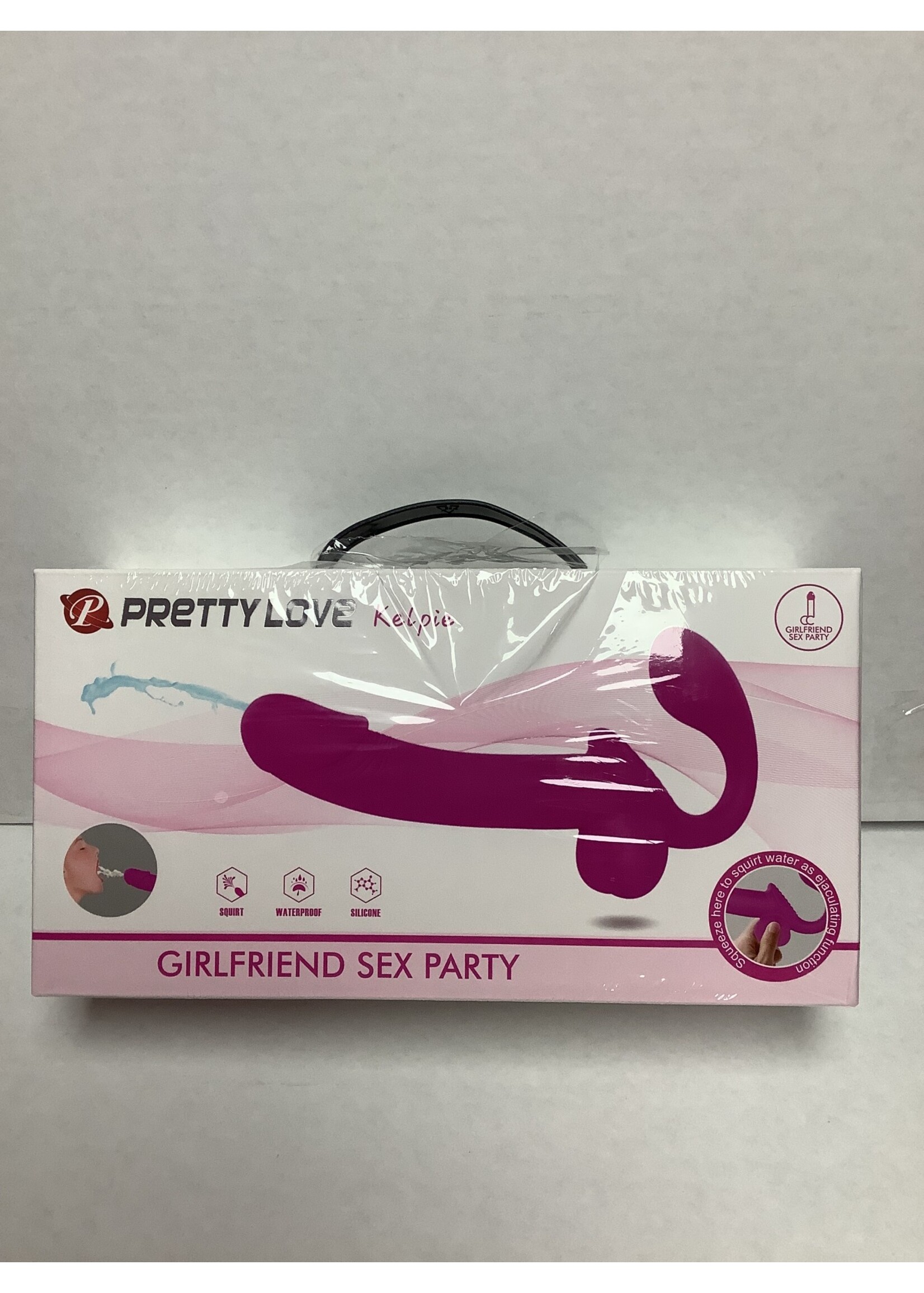 Pretty Love Pretty Love Kelpie Squirting Strapless Strap On - Fuchsia