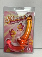 Shades Shades Jelly TPR Gradient Strapless Strap On - Pink/Yellow