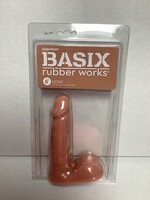 Basix Rubber Works Basix Rubber Works 6" Dong - Flesh