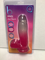 B Yours Blush B Yours 7" Sugar Magnolia Dildo - Fuchsia