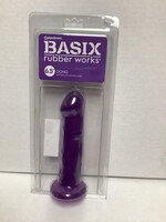 Basix Rubber Works Basix Rubber Works 6.5" Dong - Purple