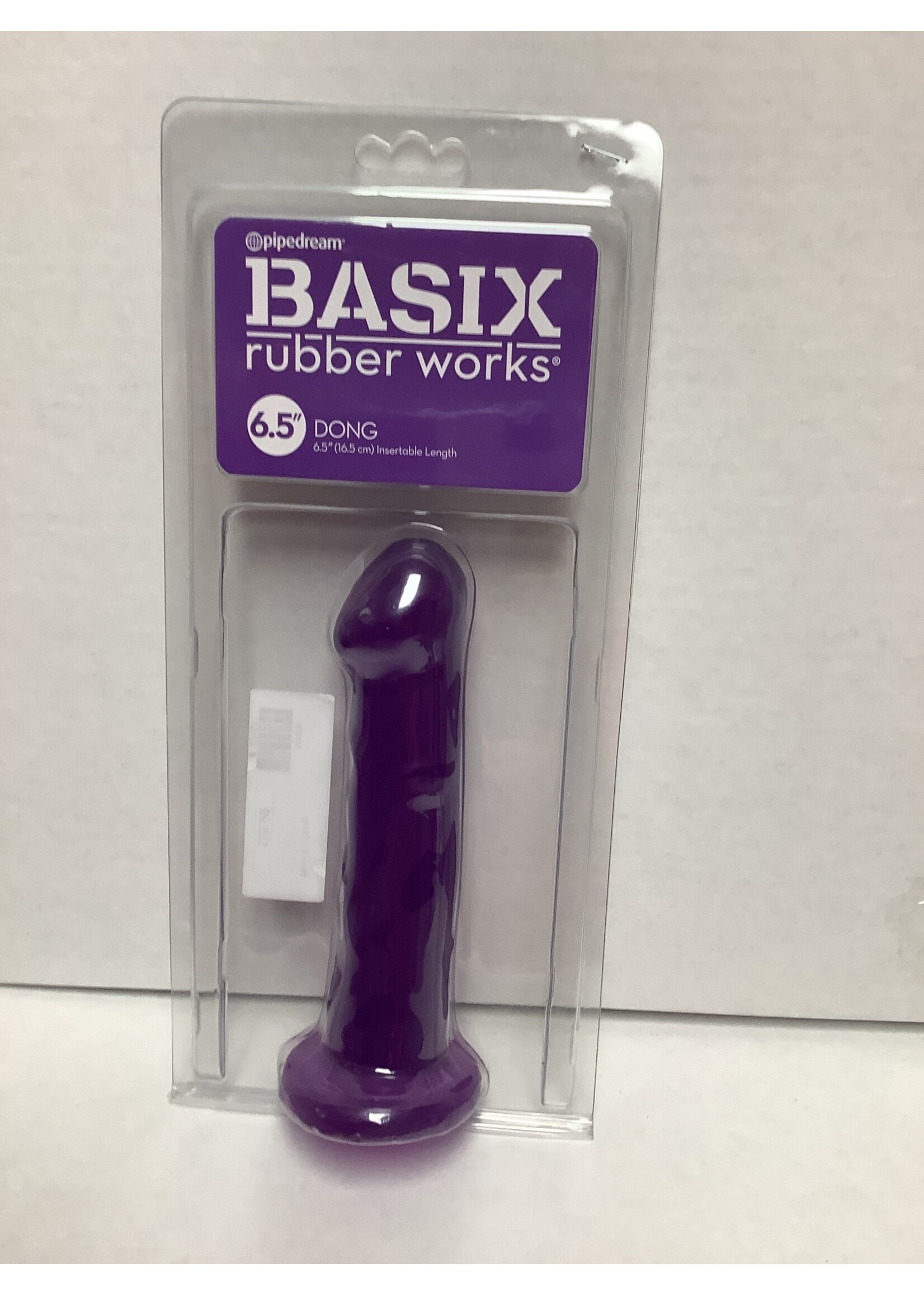 Basix Rubber Works Basix Rubber Works 6.5" Dong - Purple