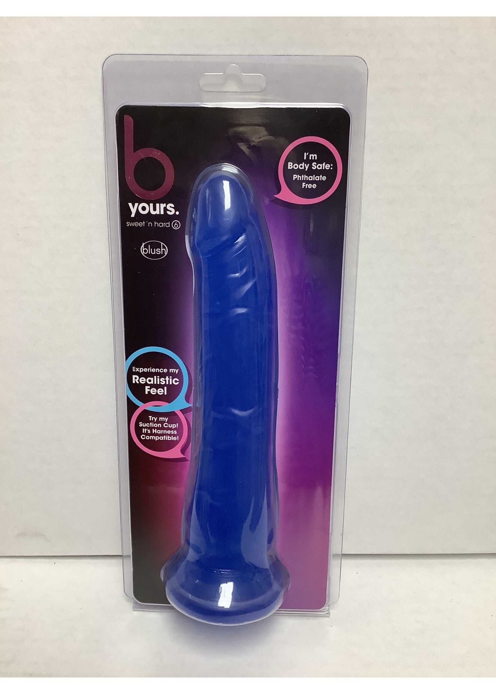 B Yours Blush B Yours 8" Sweet n Hard 6 - Blue