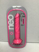 Neo Blush Neo 7.5" Dual Density Cock - Neon Pink