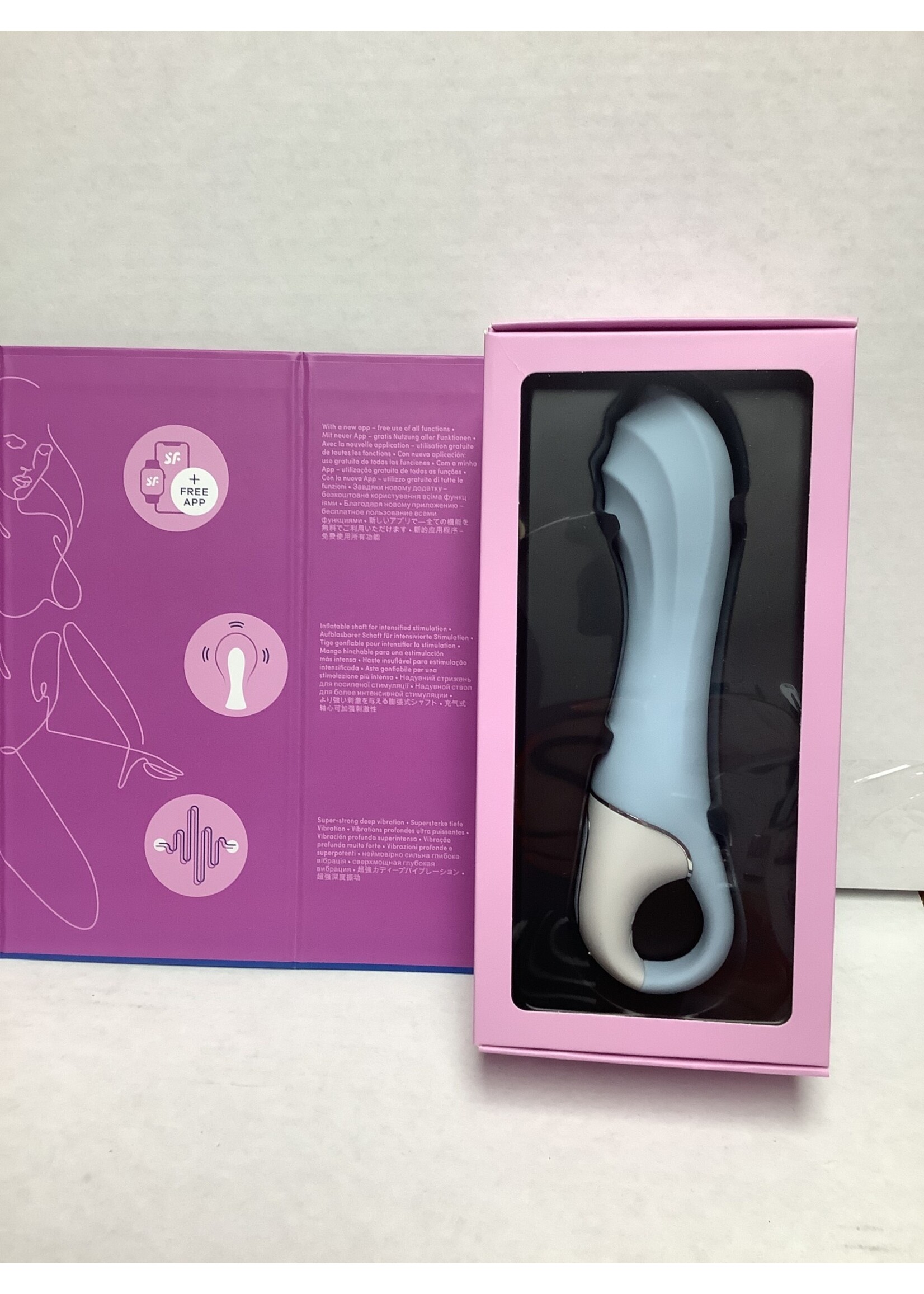 Satisfyer Satisfyer Air Pump Vibrator 5+ - Blue