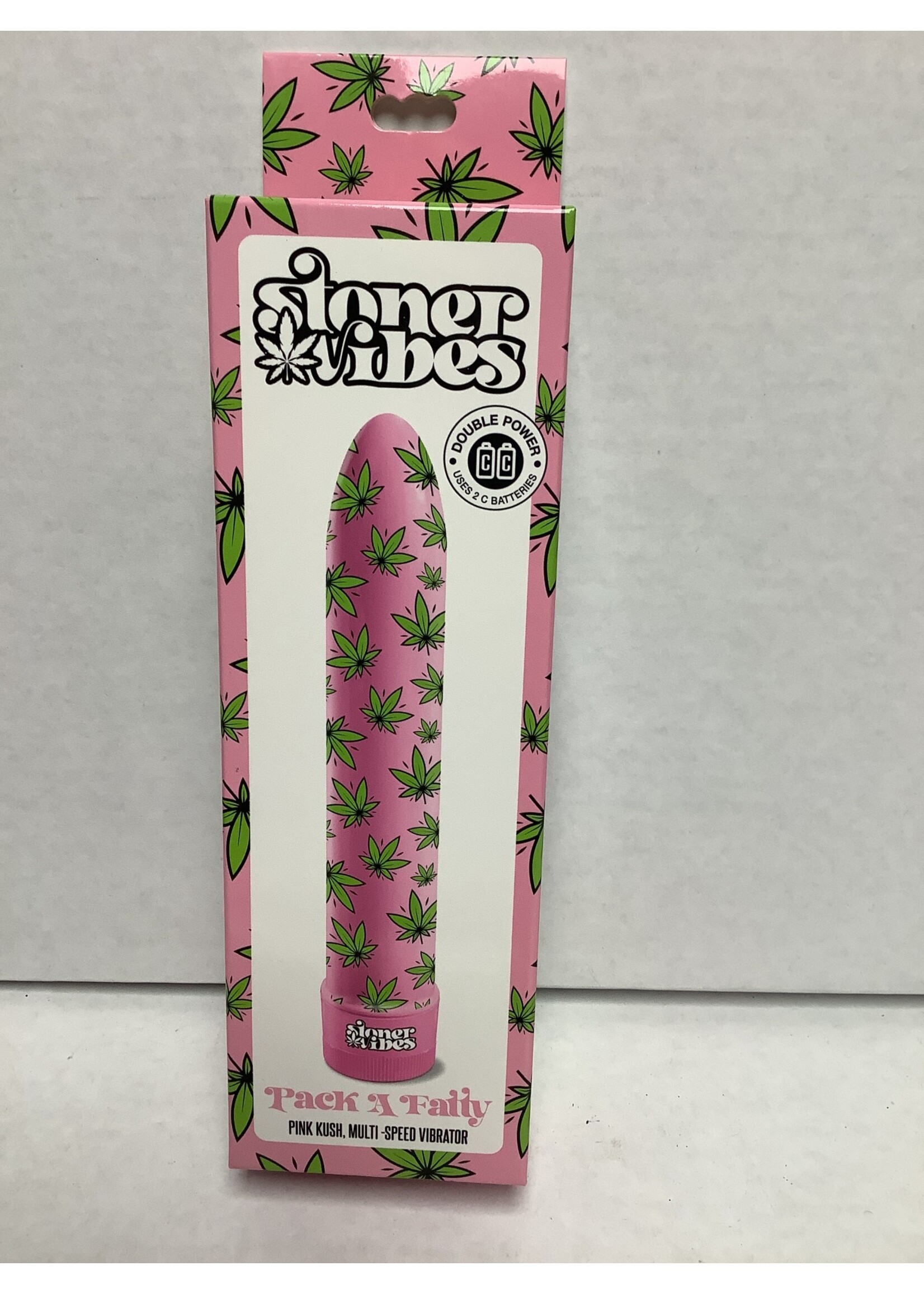 Stoner Vibes Stoner Vibes Pack A Fatty Multi Speed Vibrator - Pink Kush
