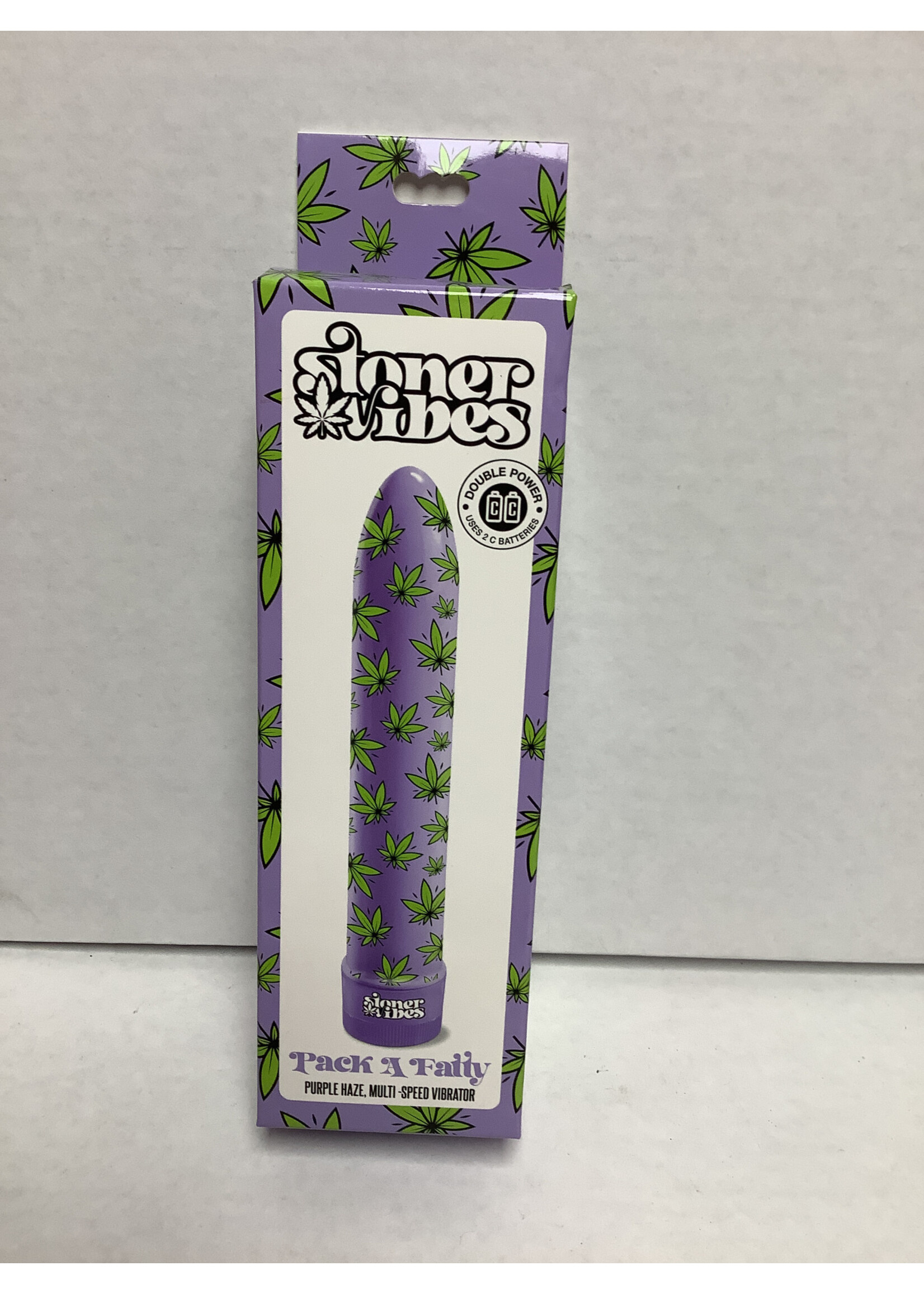 Stoner Vibes Stoner Vibes Pack A Fatty Multi Speed Vibrator - Purple Haze