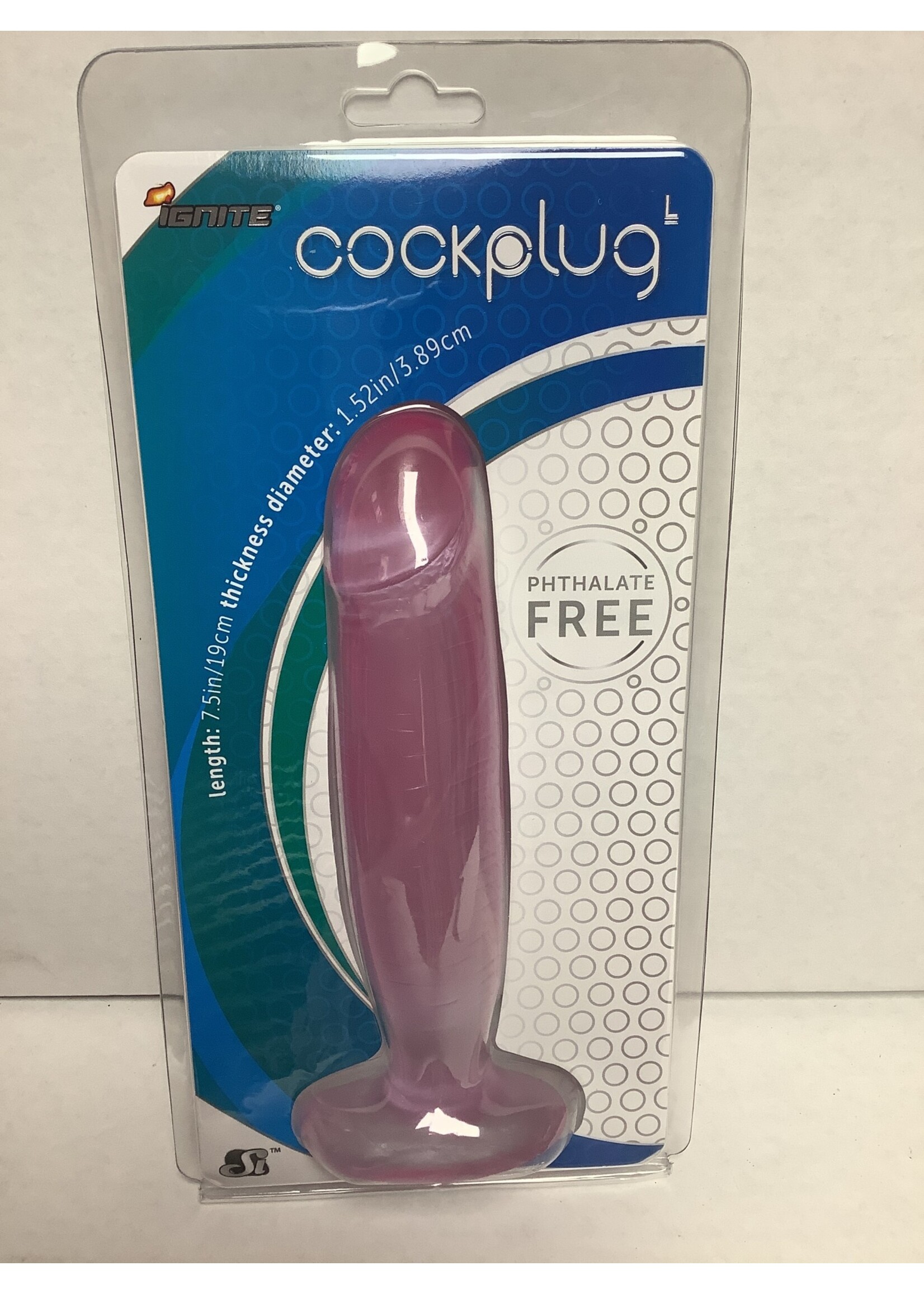 Ignite Ignite Cock Plug Large - Purple