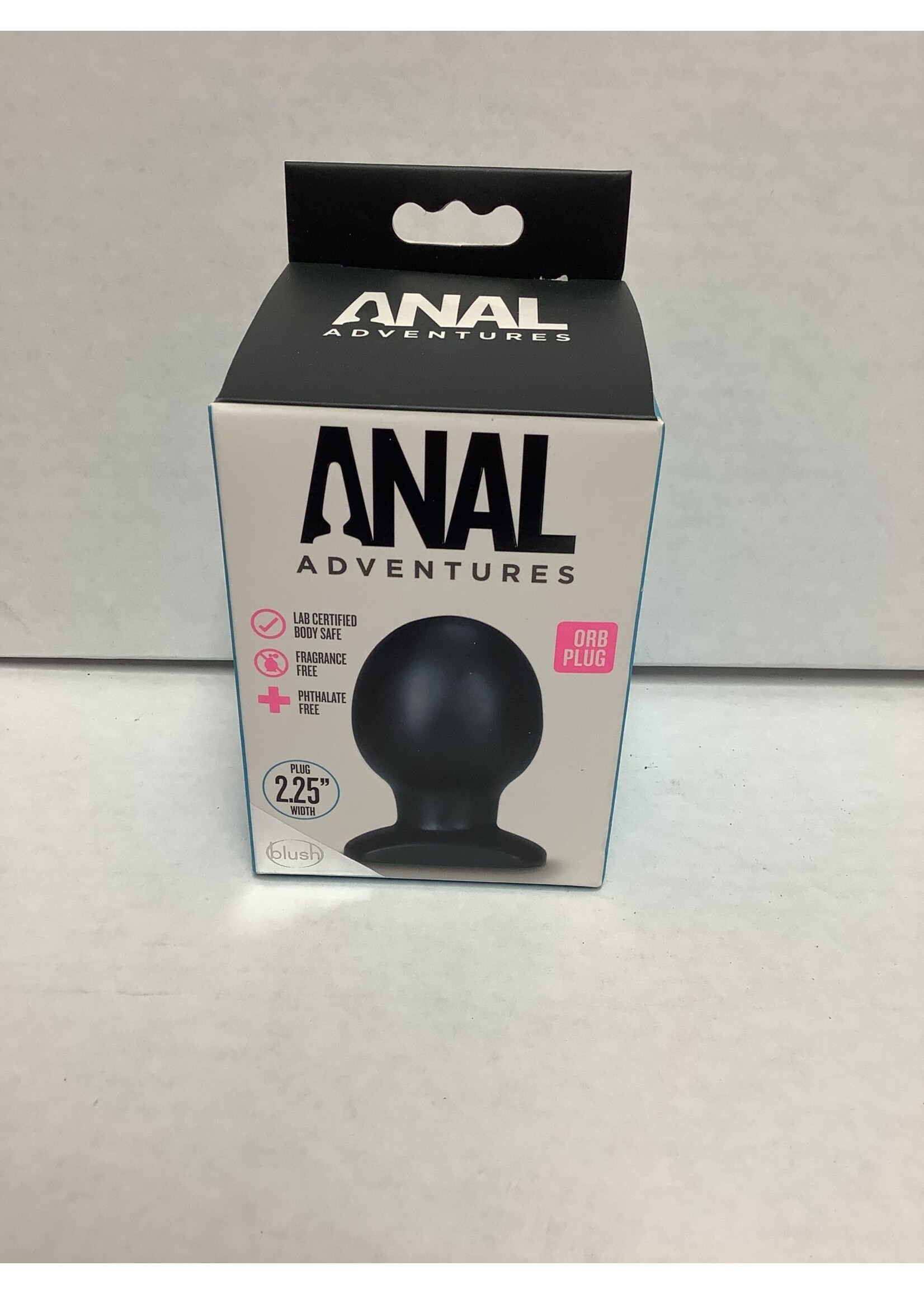 Anal Adventures Blush Anal Adventures Orb Plug - Black