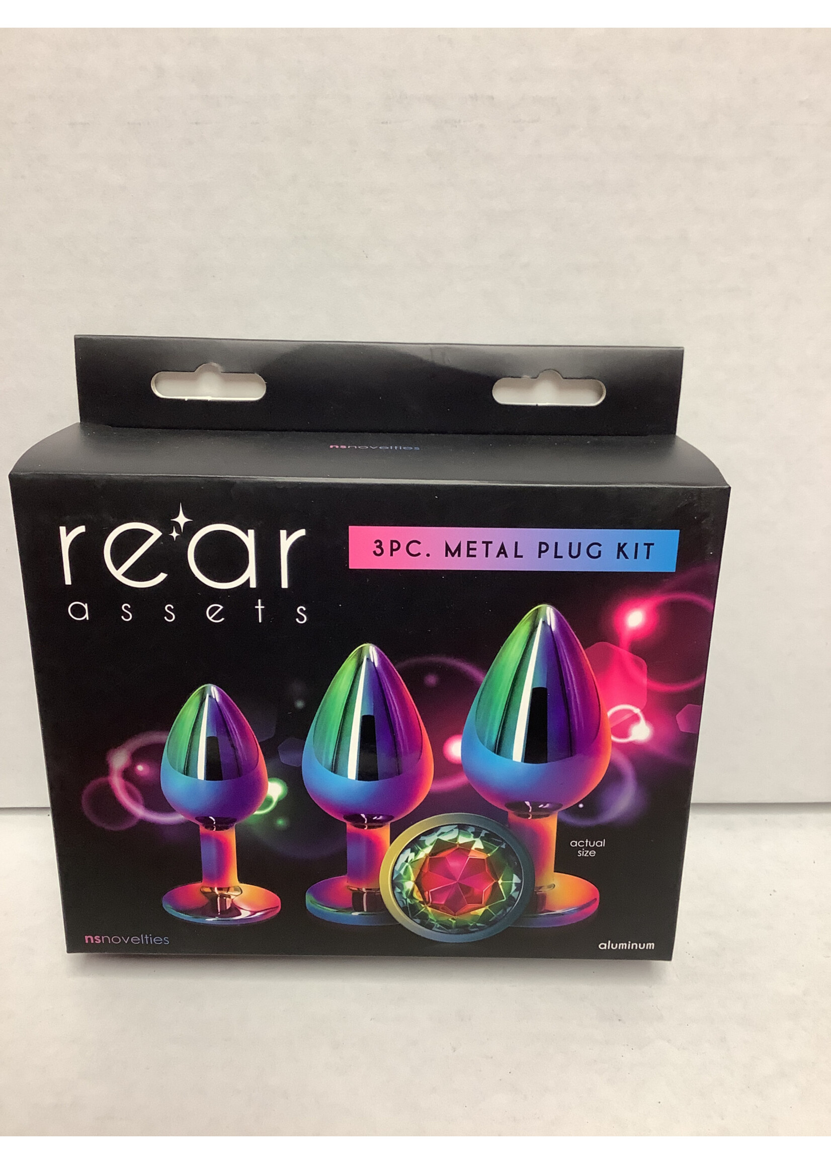 Rear Assets Rear Assets Rainbow Gem Anal Trainer Kit - Multi Color