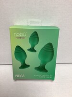 Nobu Nobu Rainbow Silicone Plug Set - Green
