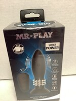Mr. Play Mr. Play Rotating Bead Butt Plug - Black