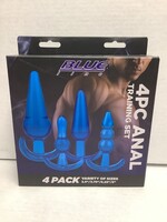 Blue Line Blue Line C & B 4 pc Anal Training Set - Jelly Blue