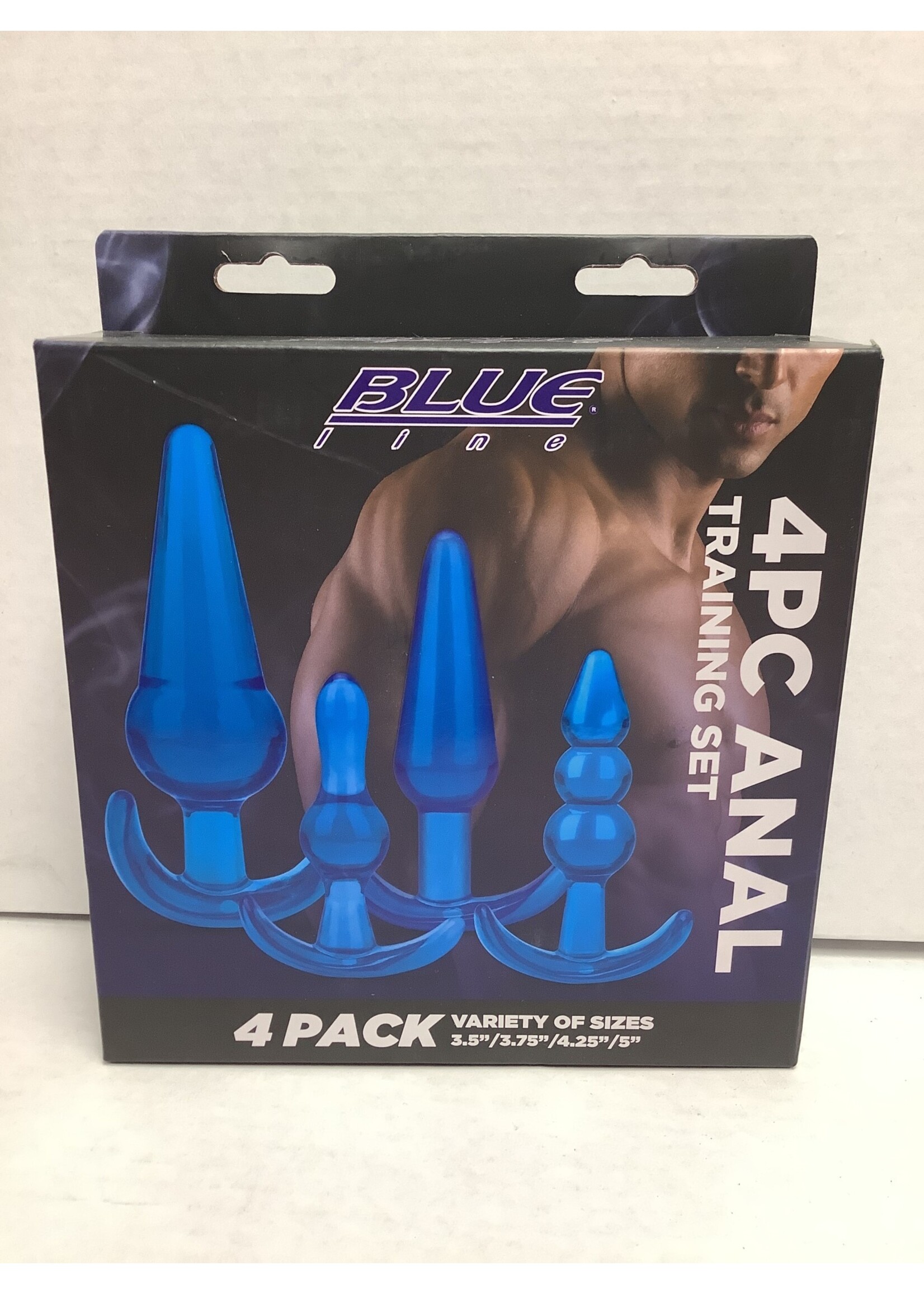 Blue Line Blue Line C & B 4 pc Anal Training Set - Jelly Blue
