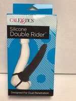 CalExotics Anal Toys Double Rider Silicone 6.5" - Black