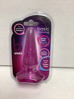 B Yours Blush B Yours Basic Anal Plug - Pink