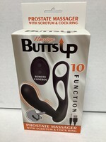 Butts Up Butts Up Prostate Massager w/Scrotum & Cockring - Black