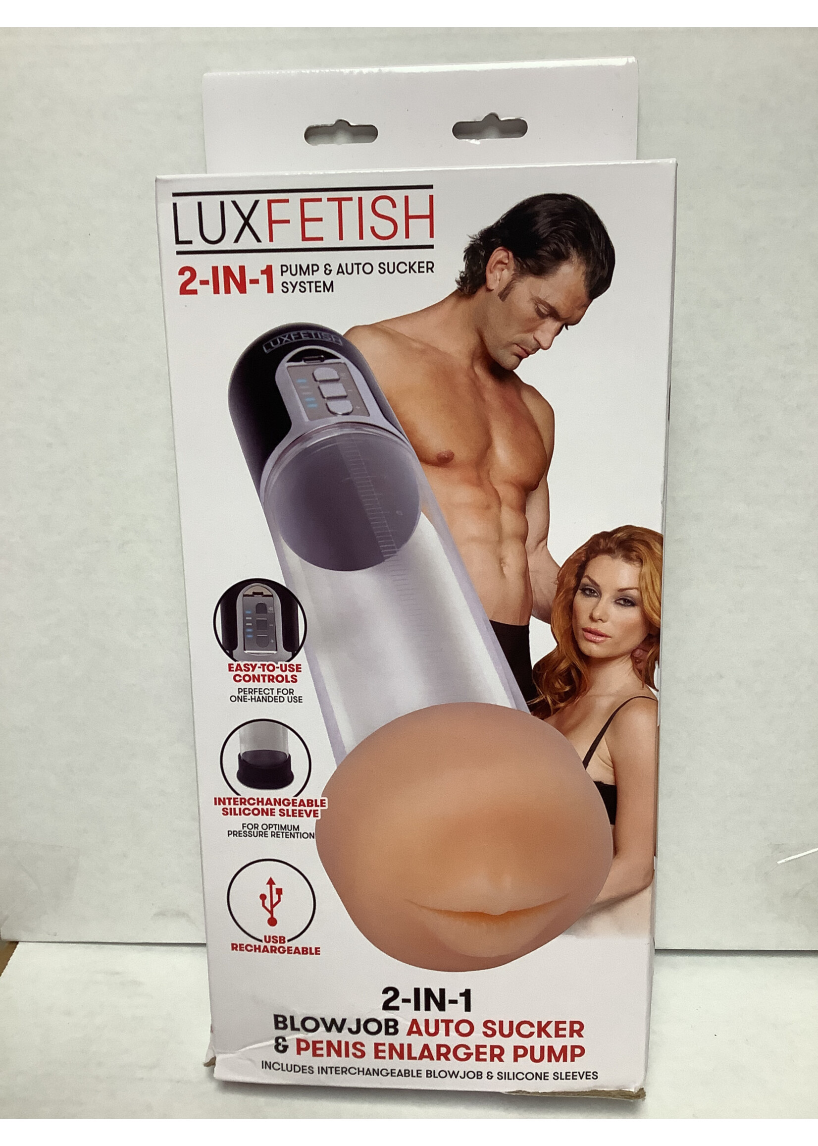 Lux Fetish Luxfetish 2 in 1 pump & auto stroker