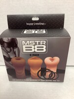 Happy Ending MSTR B8 Stroker Set w/C-Rings - Assorted Pack of 3