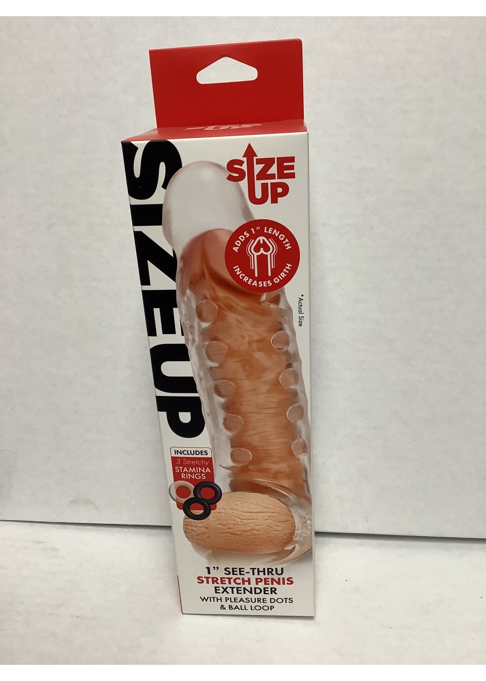 size up Size up 1” see thru extender