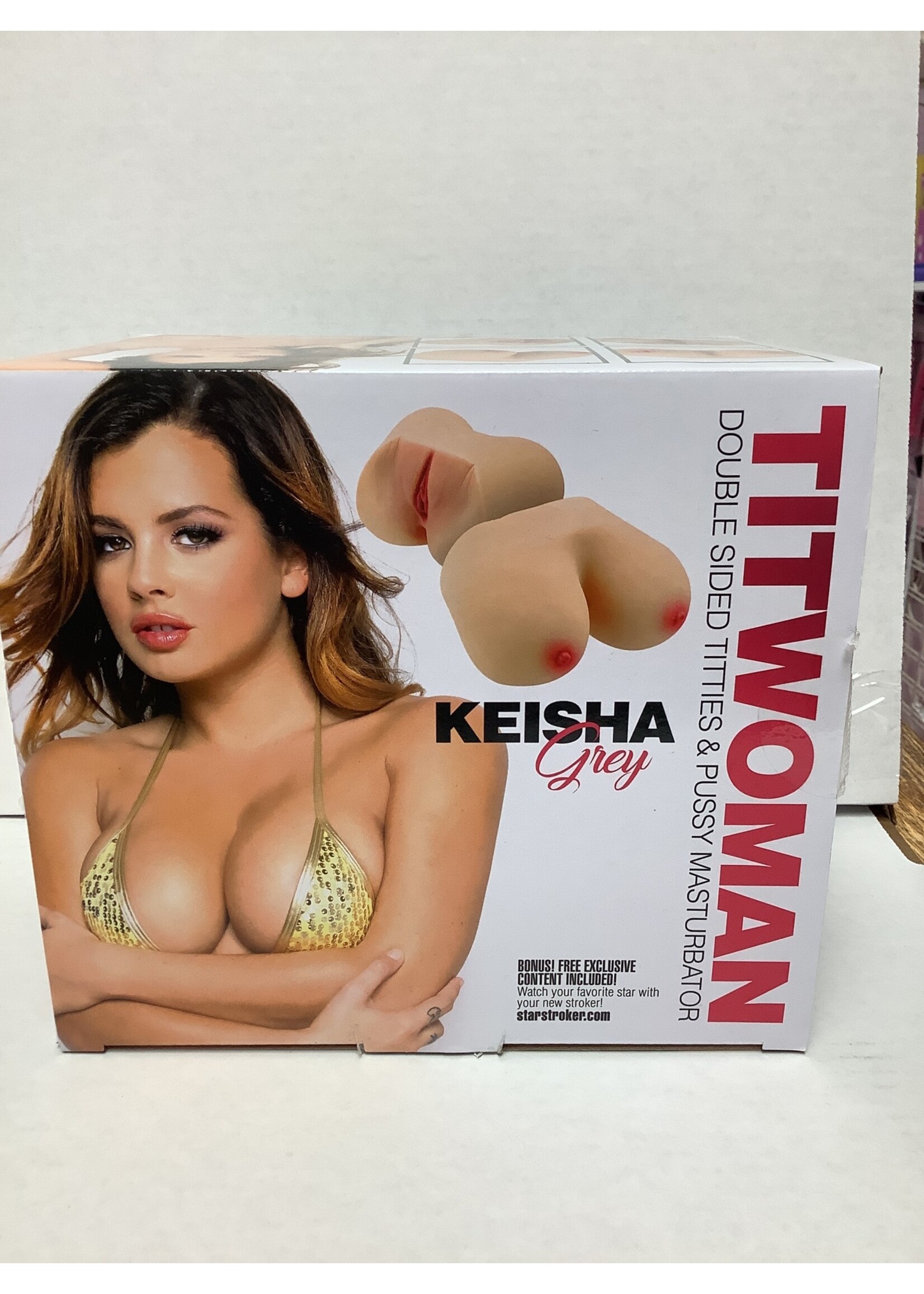 Pornstar Signature Series Keisha Grey Titwoman Double Sided Titties & Pussy Masturbator