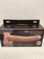 Fetish Fantasy Series Fetish Fantasy Series 9" Hollow Rechargeable Strap On w/Balls - Flesh