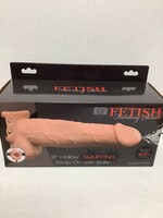 Fetish Fantasy Series Fetish Fantasy Series 9" Hollow Squirting Strap On w/Balls - Flesh