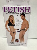 Fetish Fantasy Series Fetish Fantasy Series for Him or Her Vibrating Hollow Strap-On - Purple