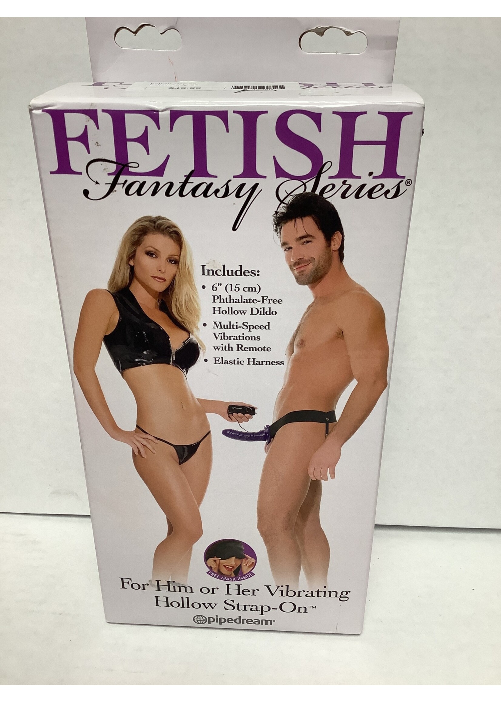 Fetish Fantasy Series Fetish Fantasy Series for Him or Her Vibrating Hollow Strap-On - Purple