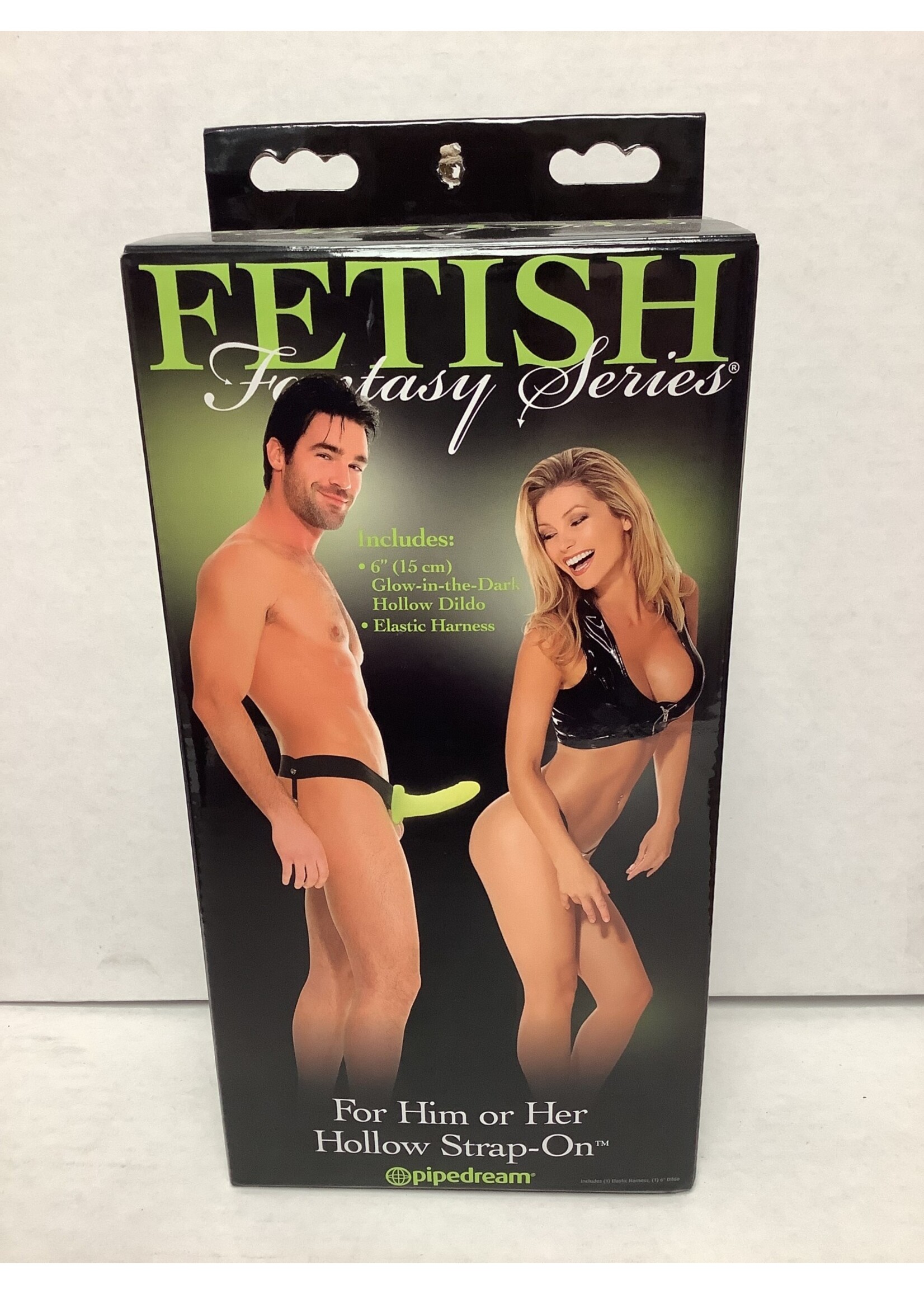 Fetish Fantasy Series Fetish Fantasy Series For Him or Her Hollow Strap On - Glow In The Dark