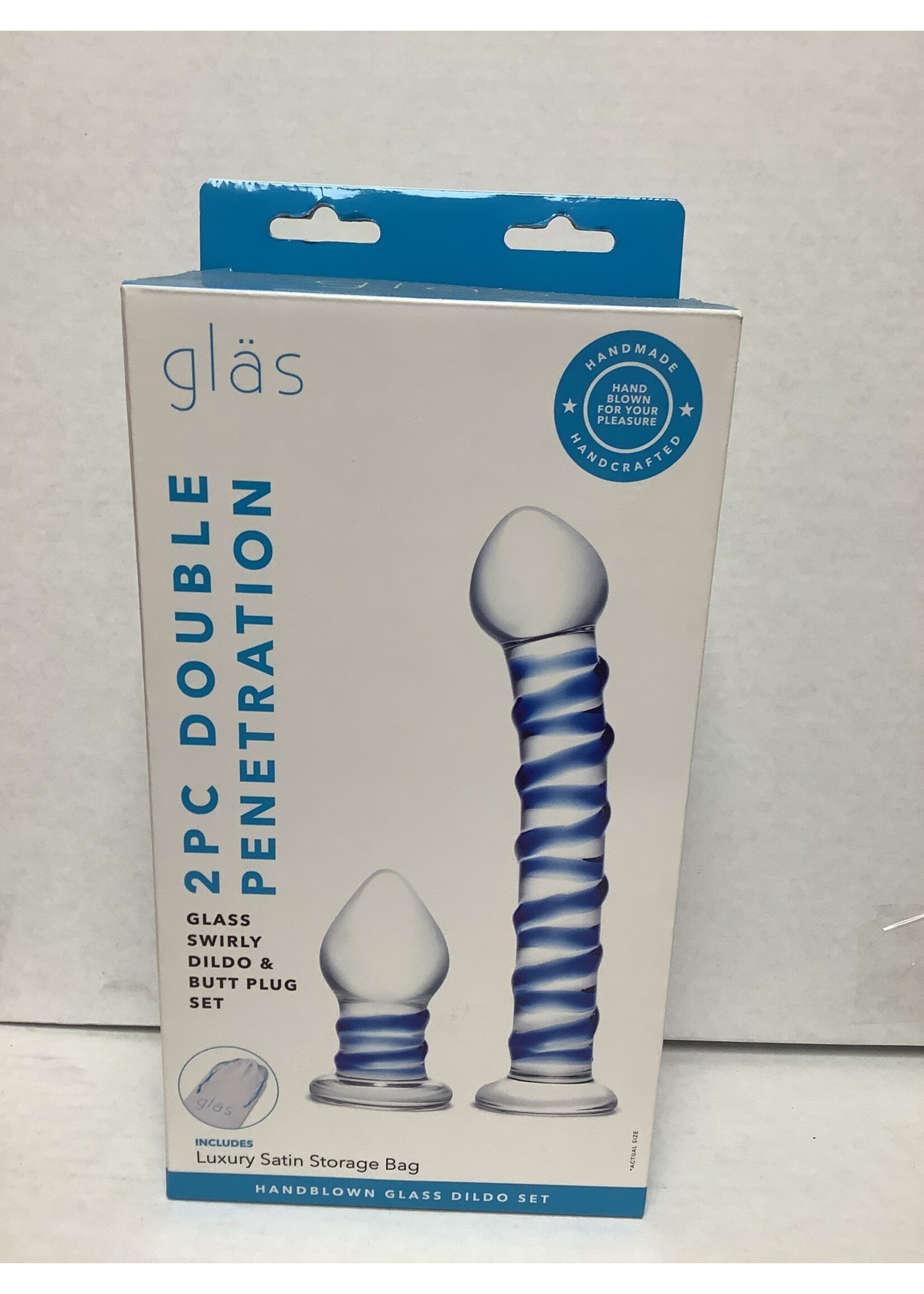 glas 2 piece glass double penetration