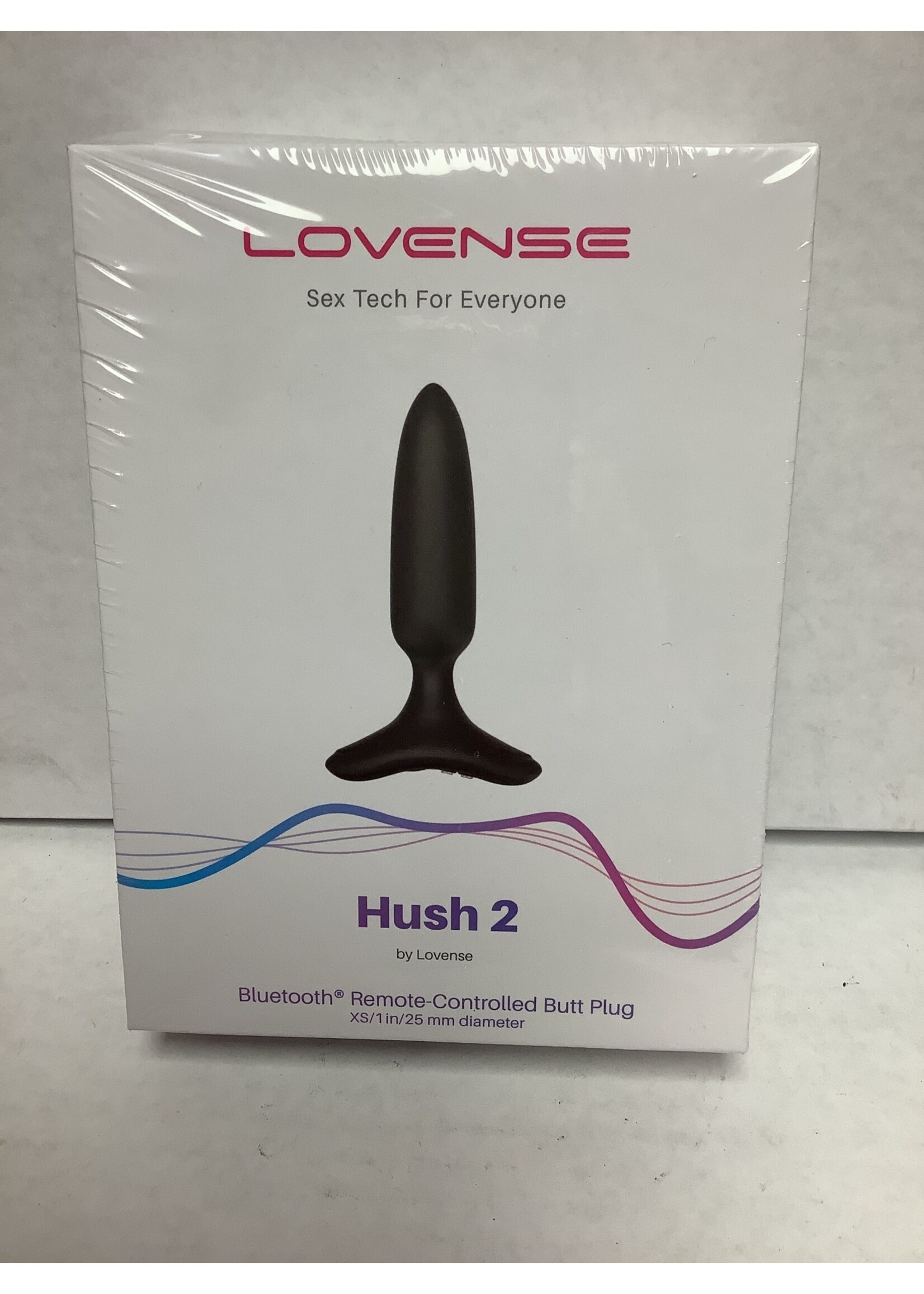 Lovense Lovense Hush 2 1" Butt Plug - Black