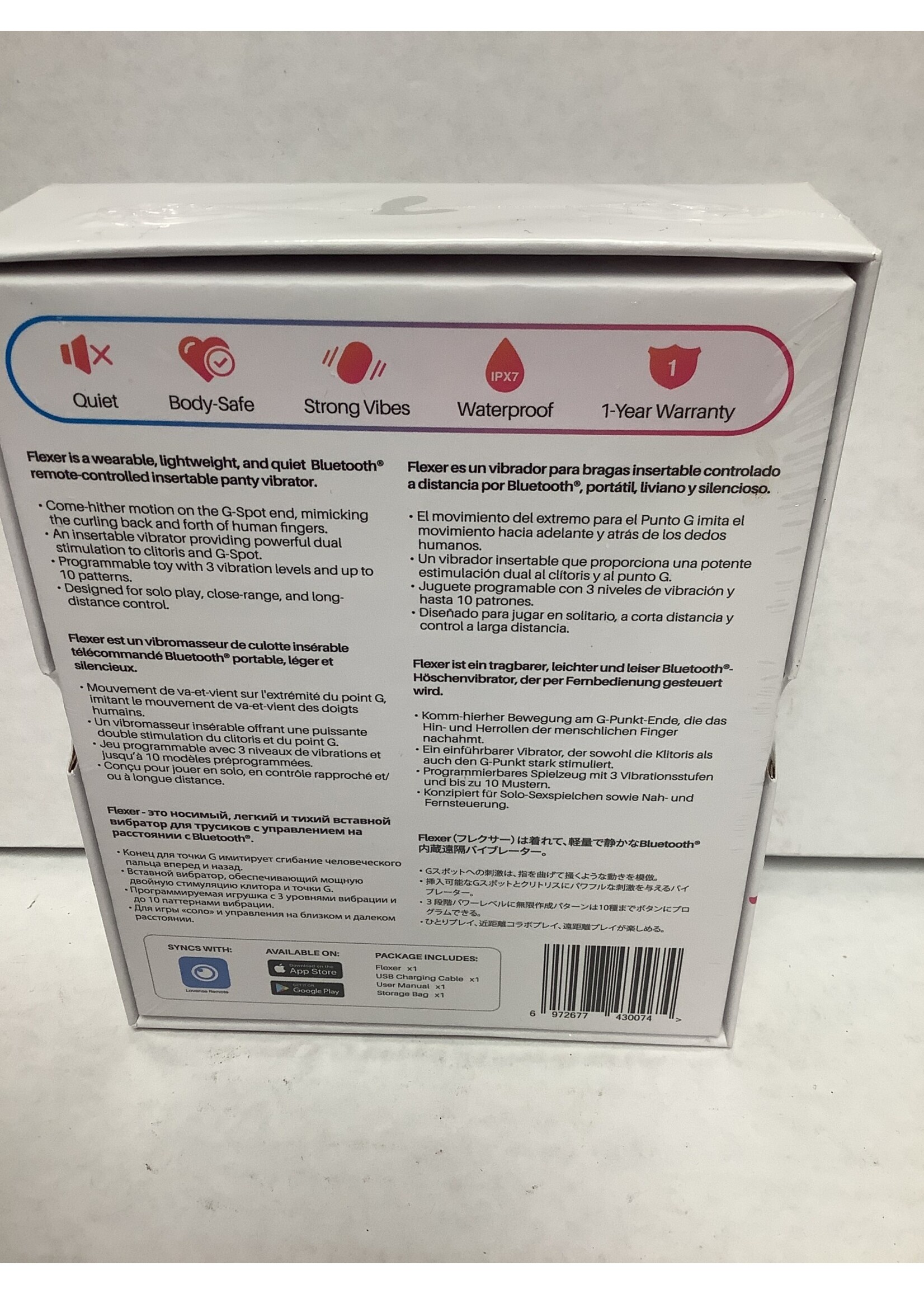 Lovense Lovense Flexer Dual Panty Vibrator - Pink