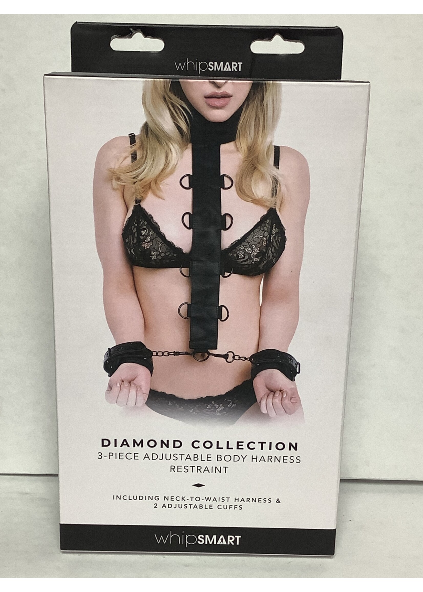 Whip Smart 3 Piece Adjustable Body Harness -blk