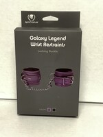 Spartacus Spartacus Galaxy Legend Faux Leather Wrist Restraints - Purple