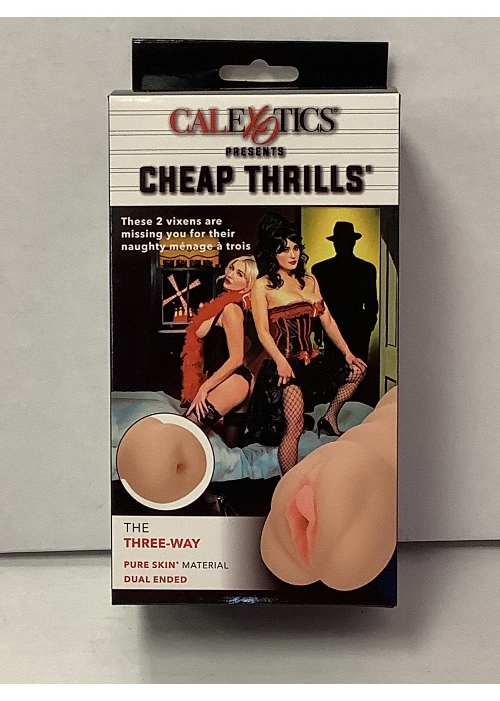 Cheap Thrills Cheap Thrills The Three-Way Dual Ended Masturbator - Ivory