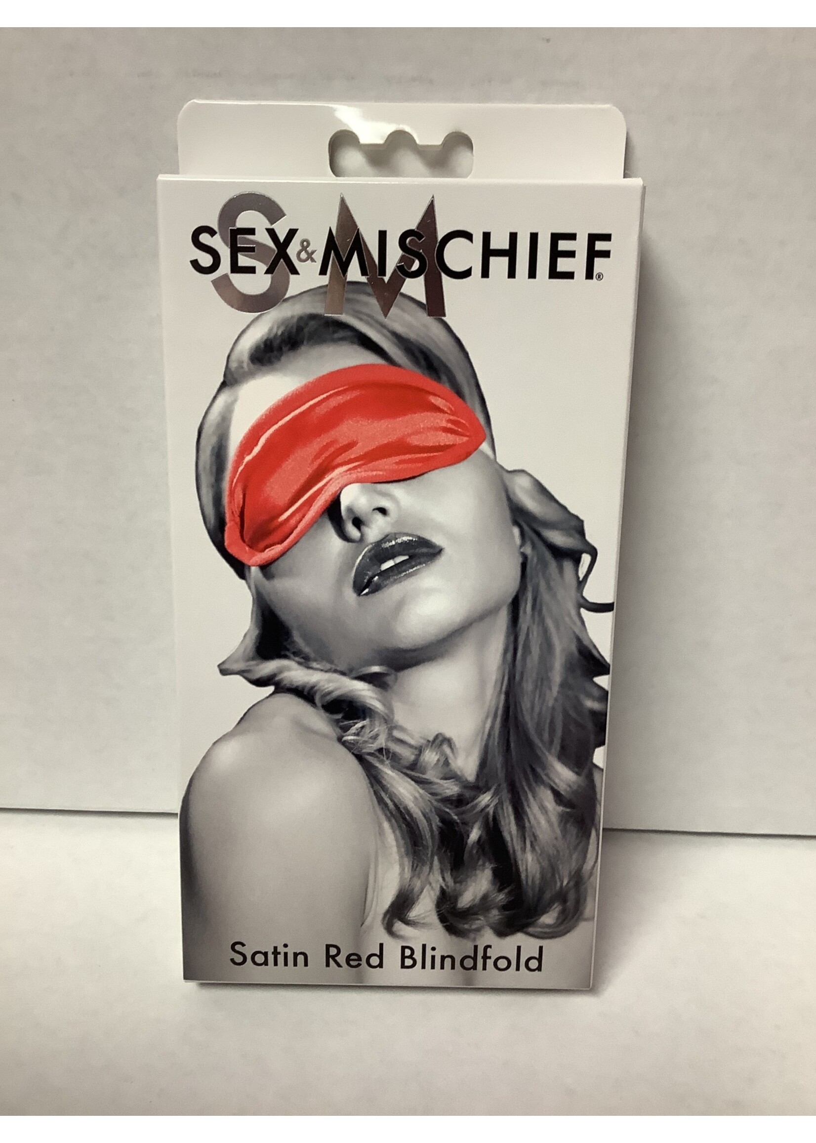 Sex & Mischief Sex and Mischief Satin Blindfold - Red