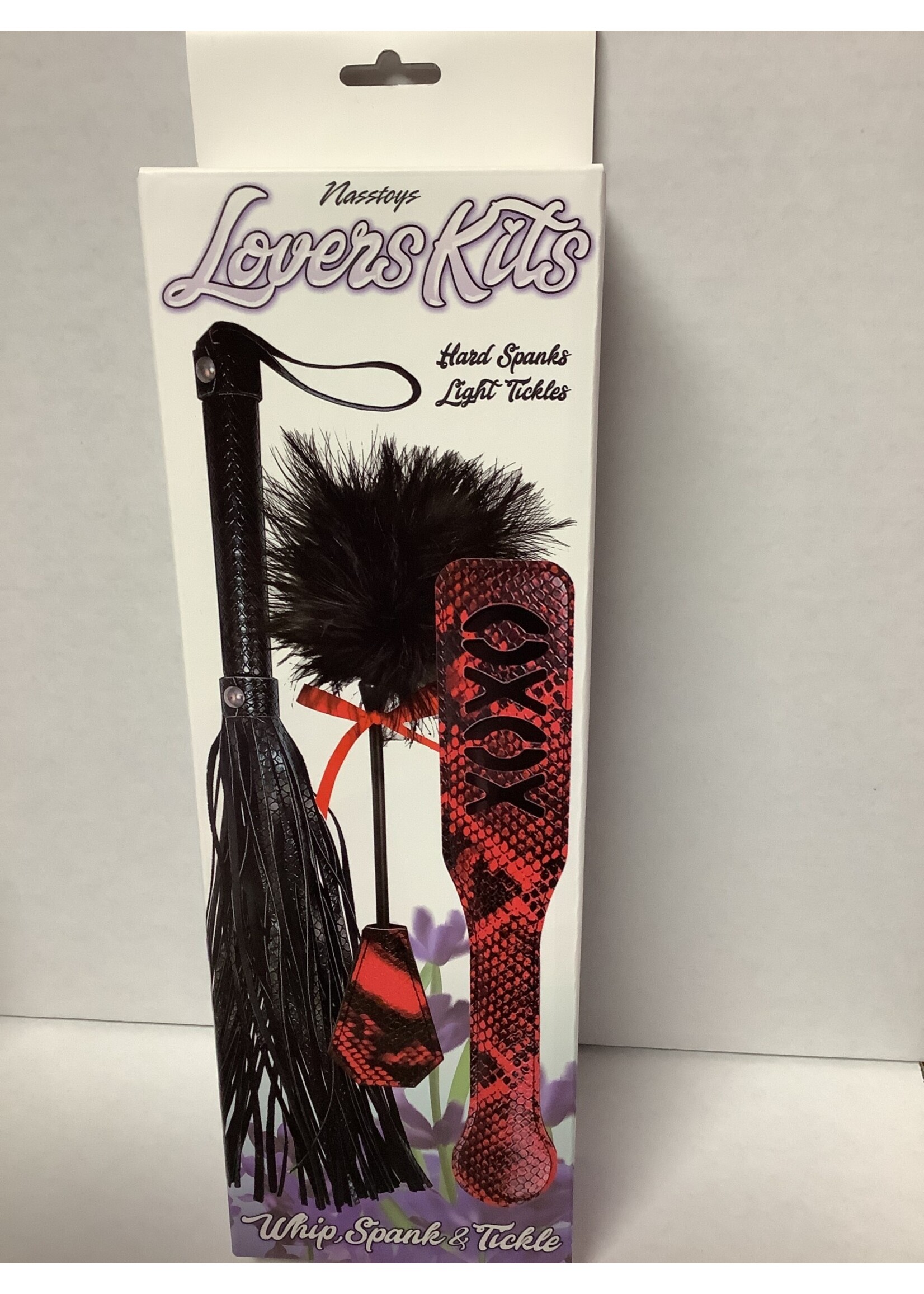 Nasstoys Lovers Kits Whip, Tickle & Paddle