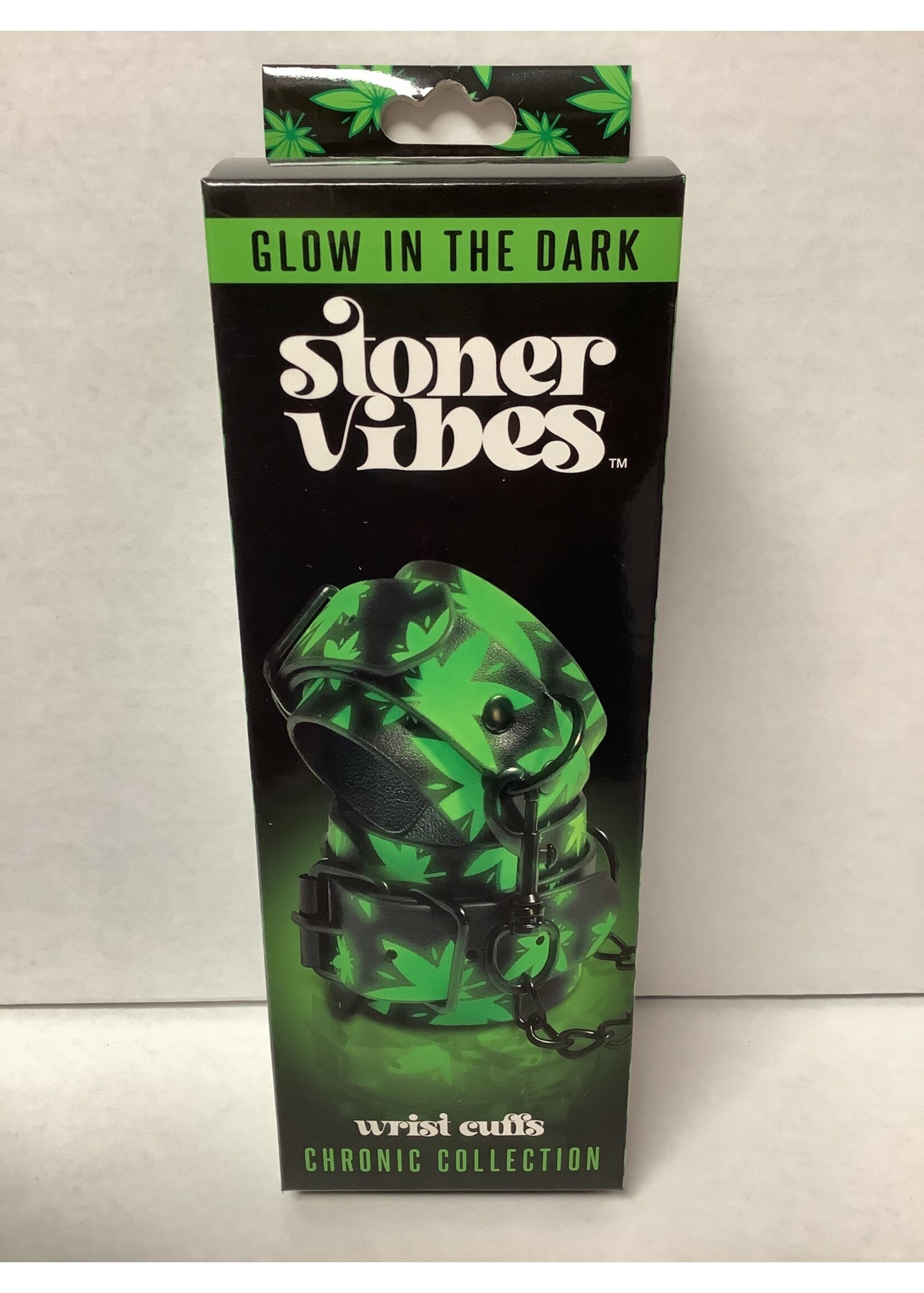 Stoner Vibes Glow In The Dark Wrist Cuffs