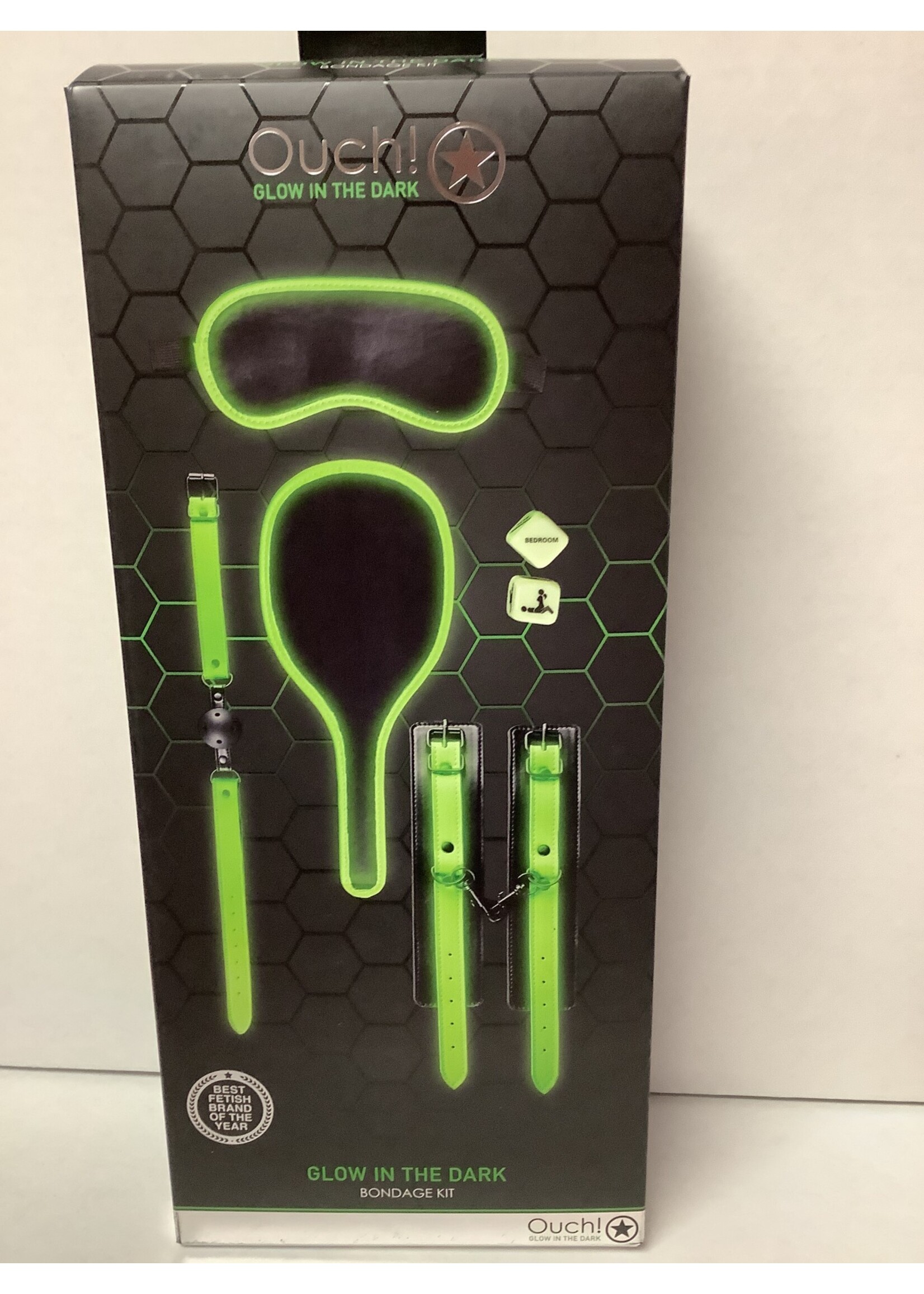Ouch Shots Ouch Bondage Kit #1 - Glow in the Dark