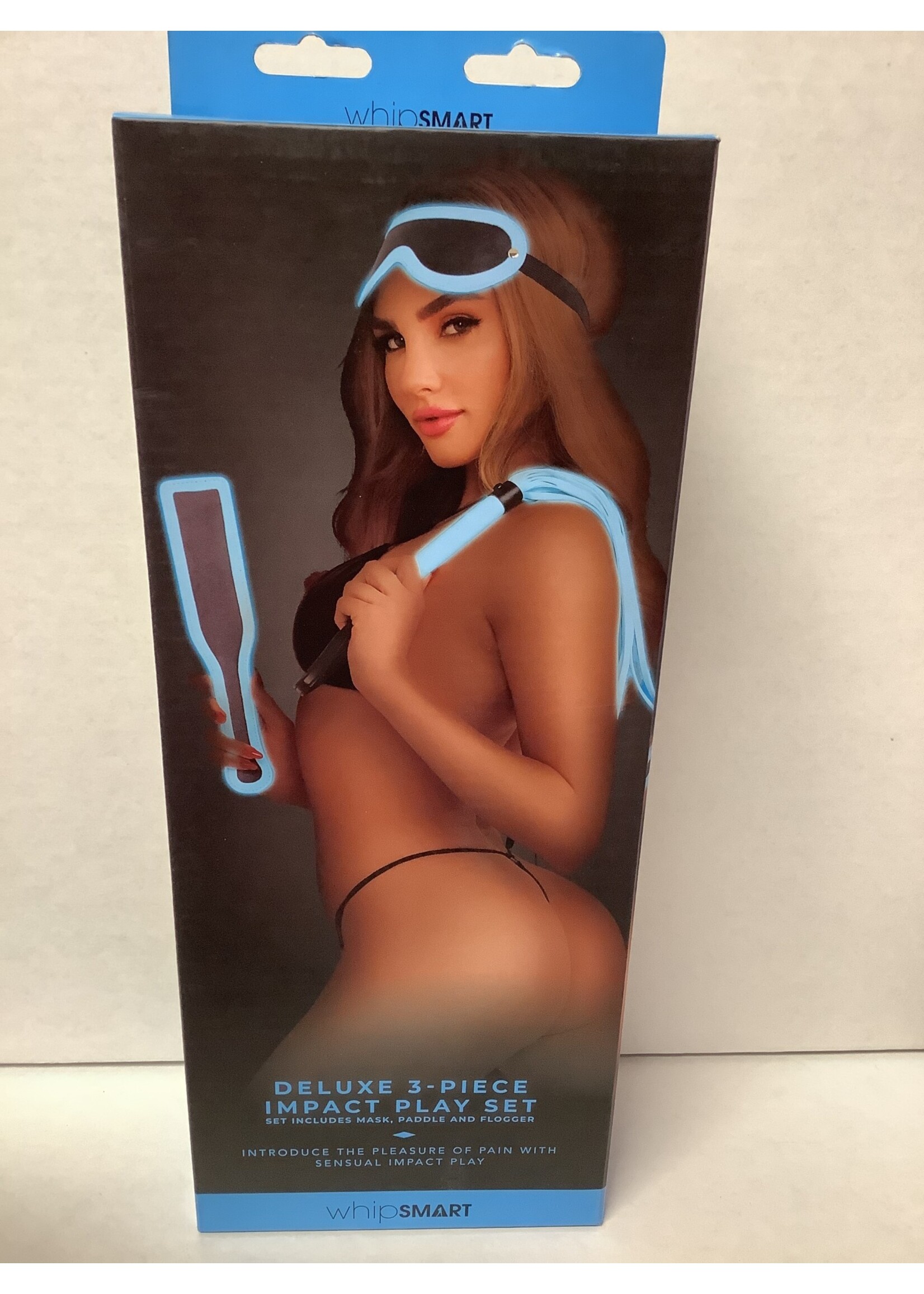 Whipsmart WhipSmart Glow in the Dark Deluxe 3 Piece Impact Play Set - Blue