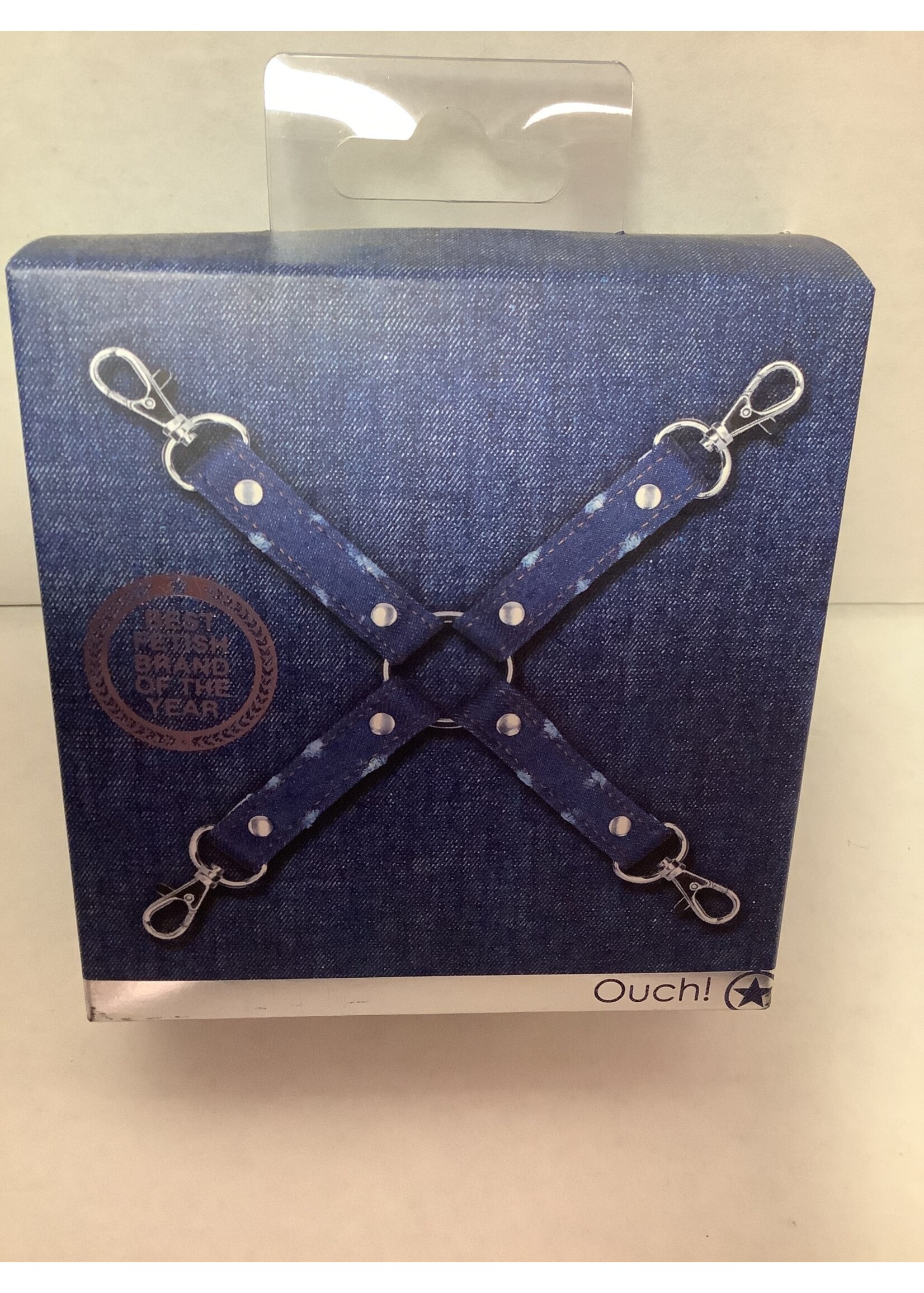 Ouch Shots Ouch Denim Hog Tie - Blue