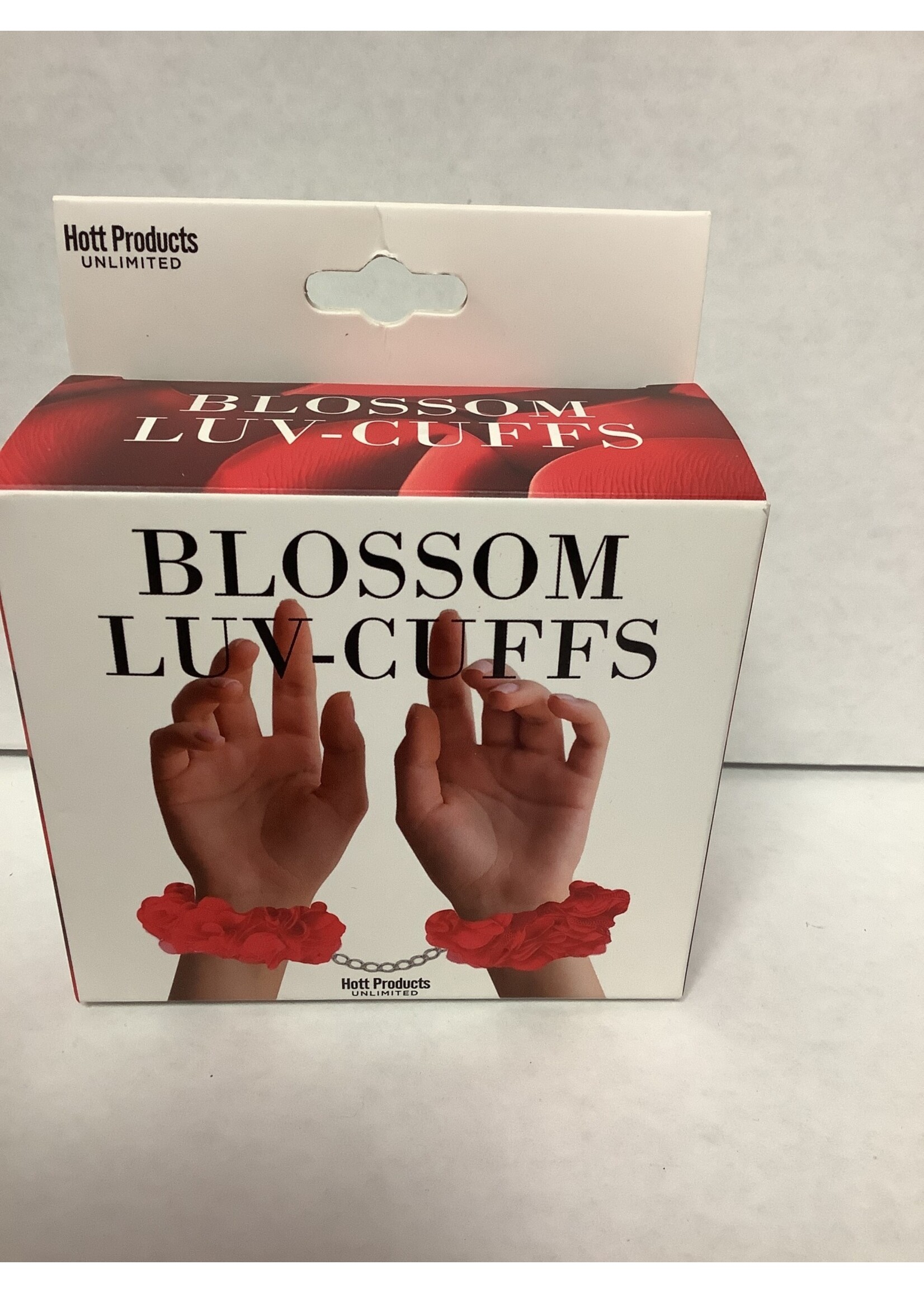 Hott Products Blossom luv cuffs red