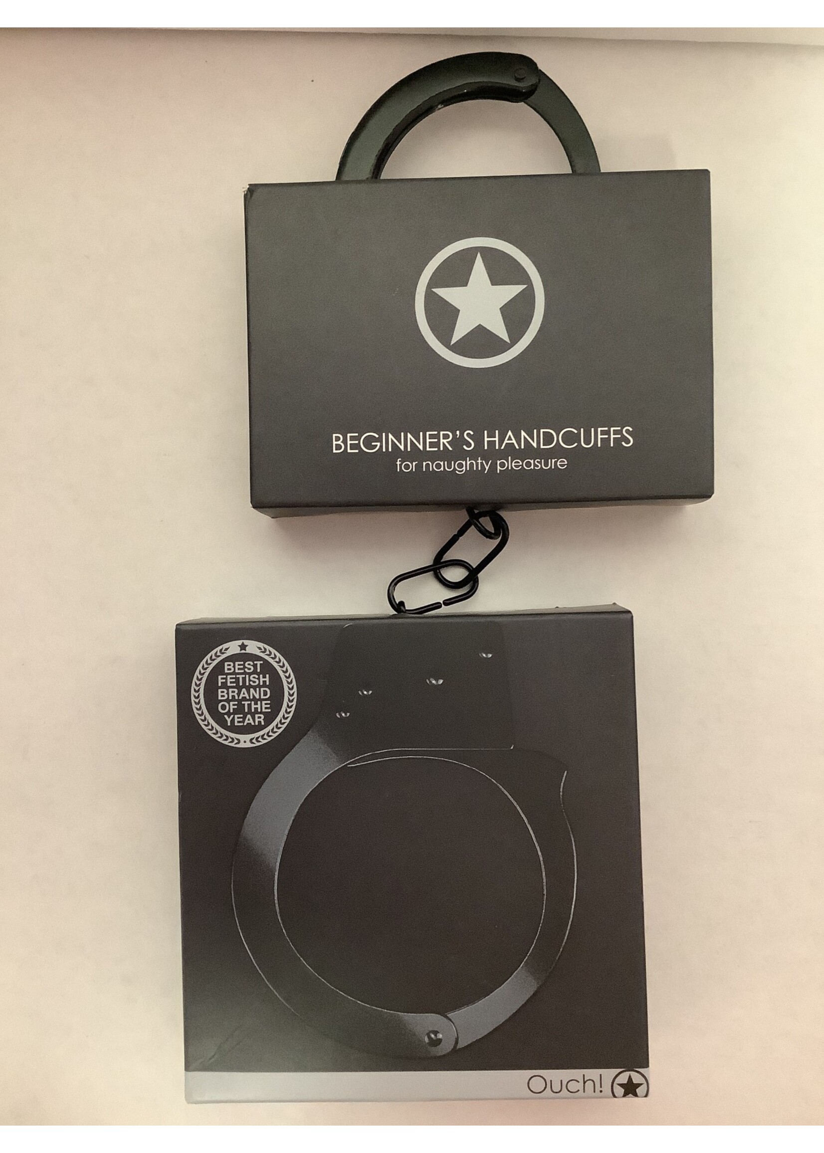 Ouch Shots Ouch Beginner Handcuffs - Black
