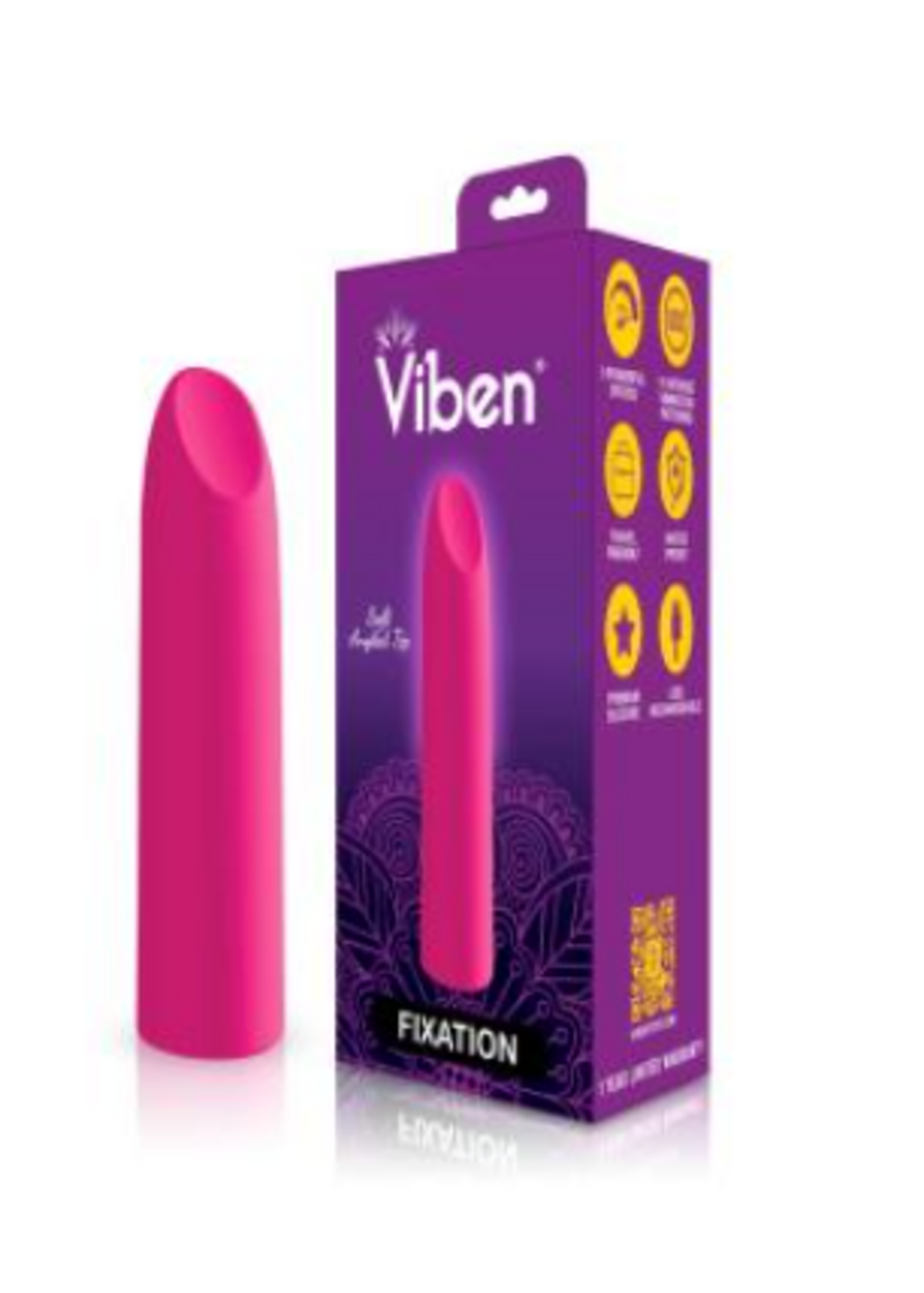 Viben Fixation Lipstick Bullet - Hot Pink