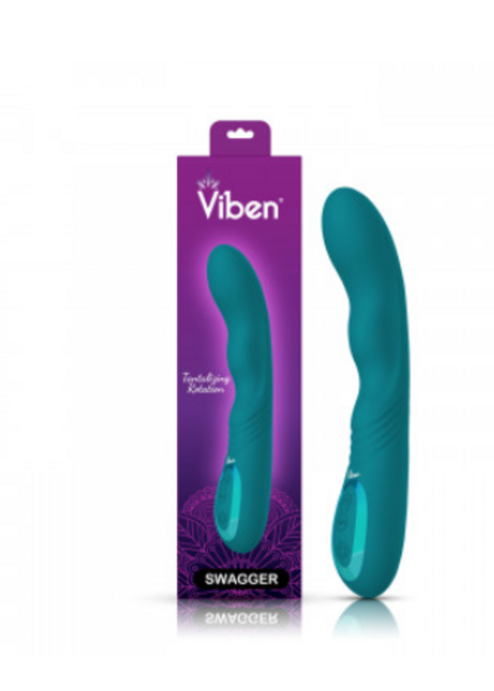 Viben Swagger Wriggling G-Spot Vibe - Ocean