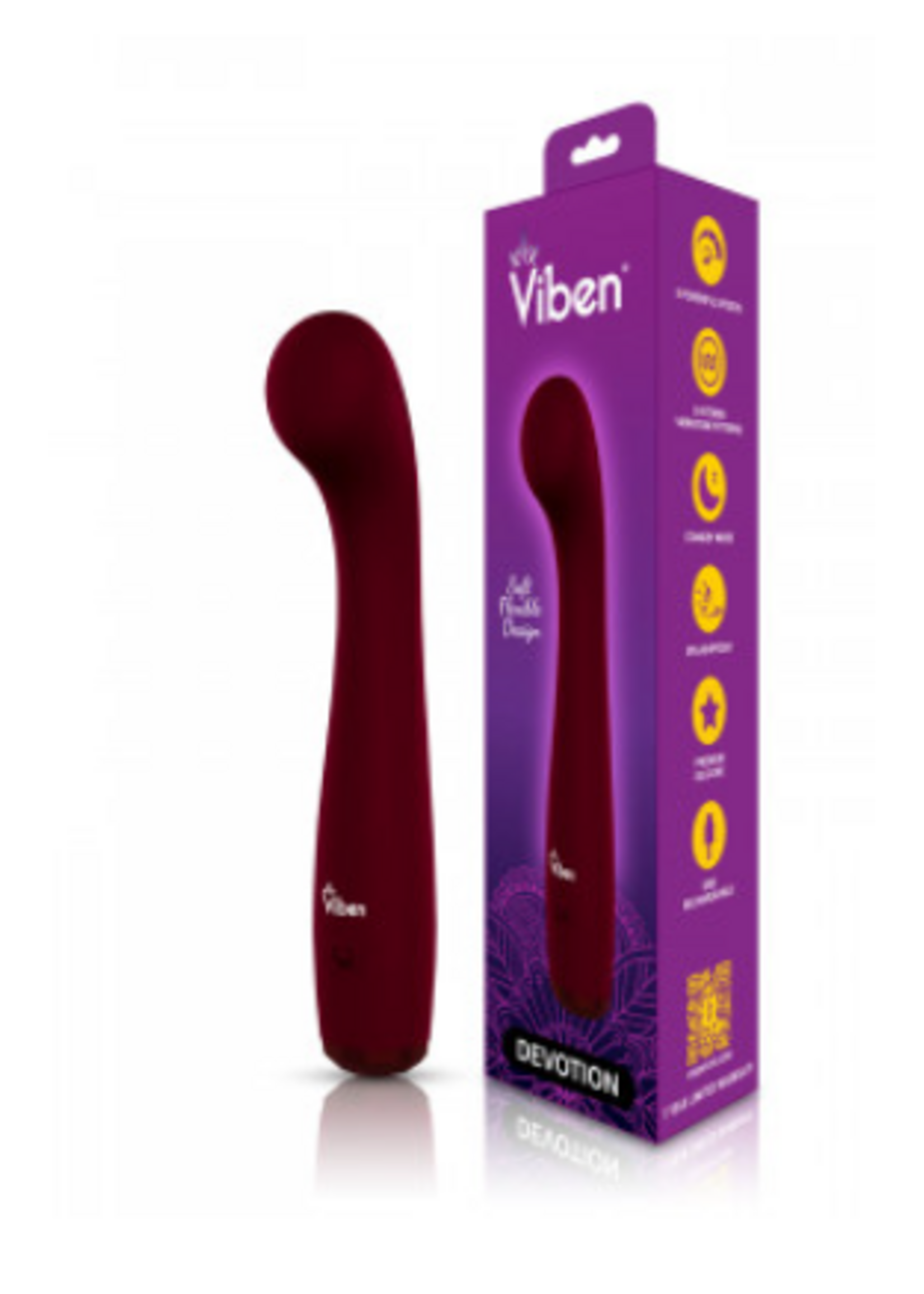Viben Devotion G-Spot Massager - Ruby